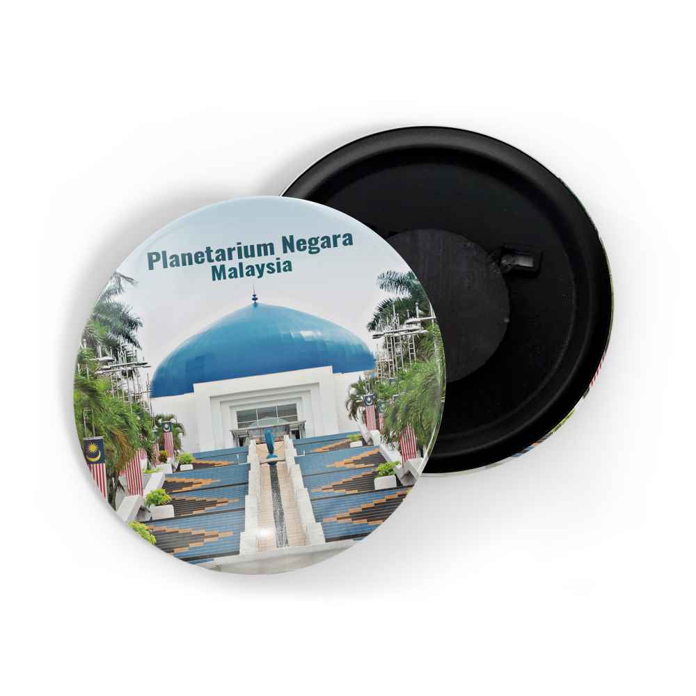 dhcrafts Fridge Magnet Multicolor Famous Tourist Place Planetarium Negara Malaysia Glossy Finish Design Pack of 1